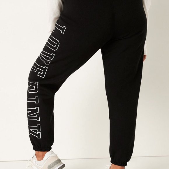 VS PINK FLEECE CLASSIC SWEATPANTS LARGE *** NEW, IN PACKAGE *** - Picture 2 of 5